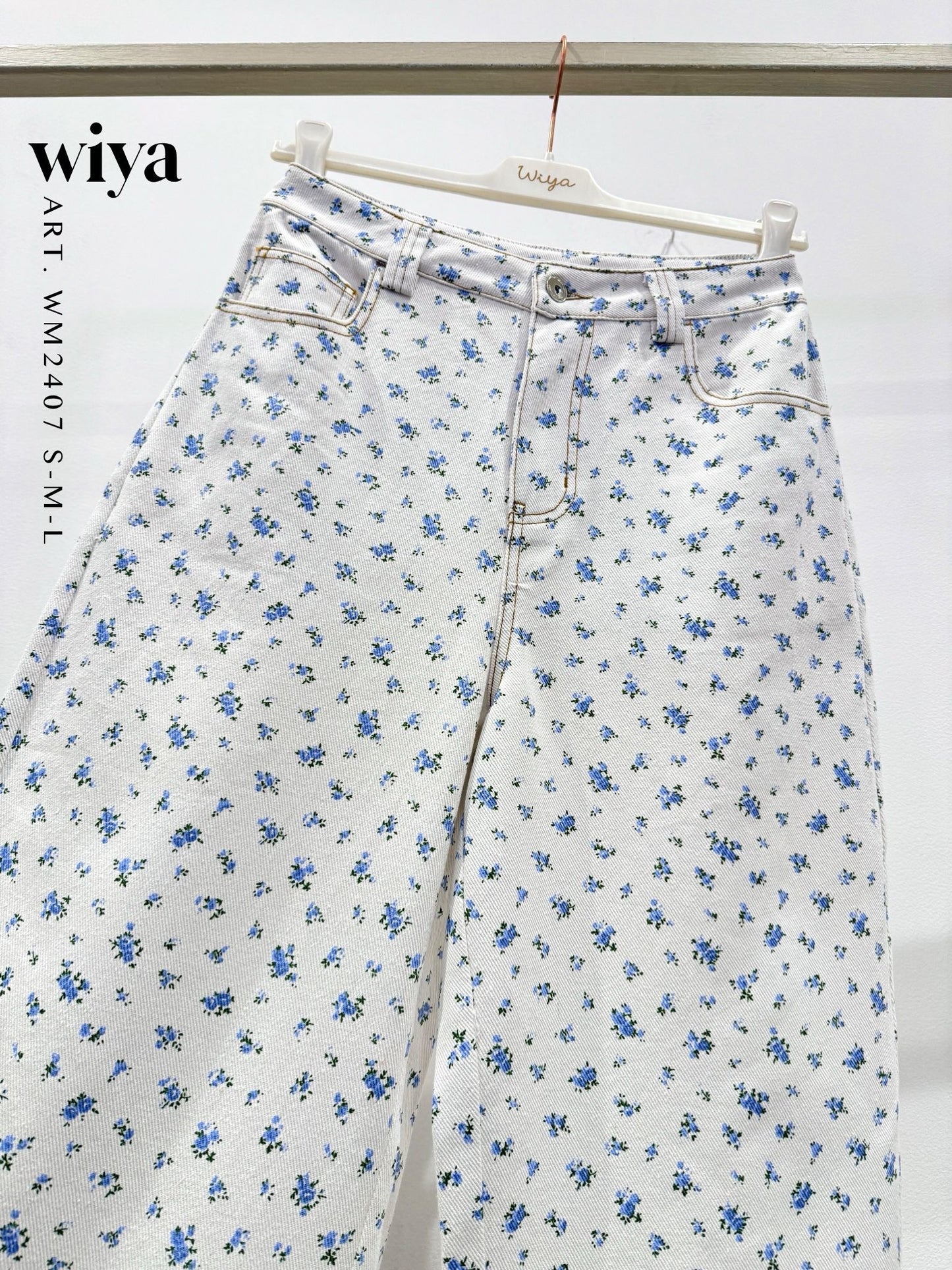 Calças wyia flores