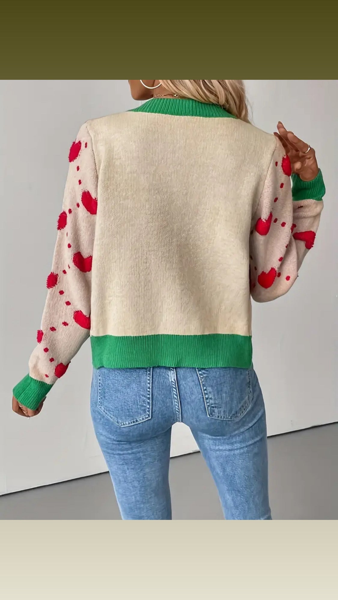 Cardigan coração ♥️