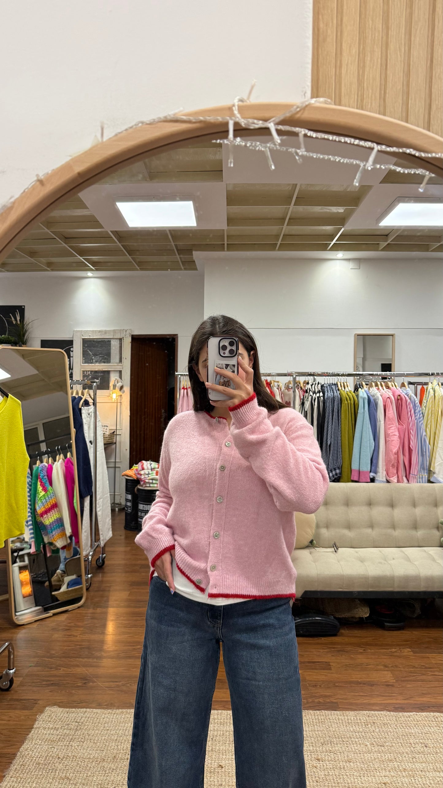 Cardigan frutos secos