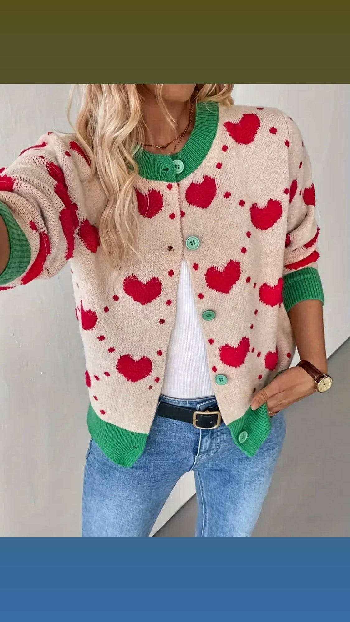 Cardigan coração ♥️