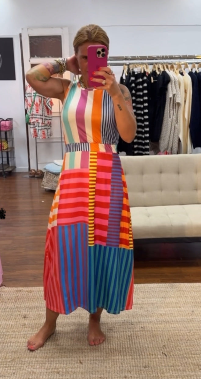 Vestido geométrico