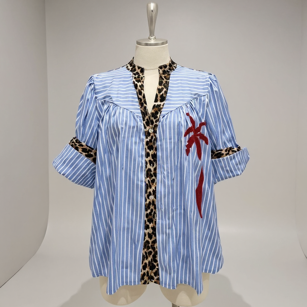 Camisa leo palm tree