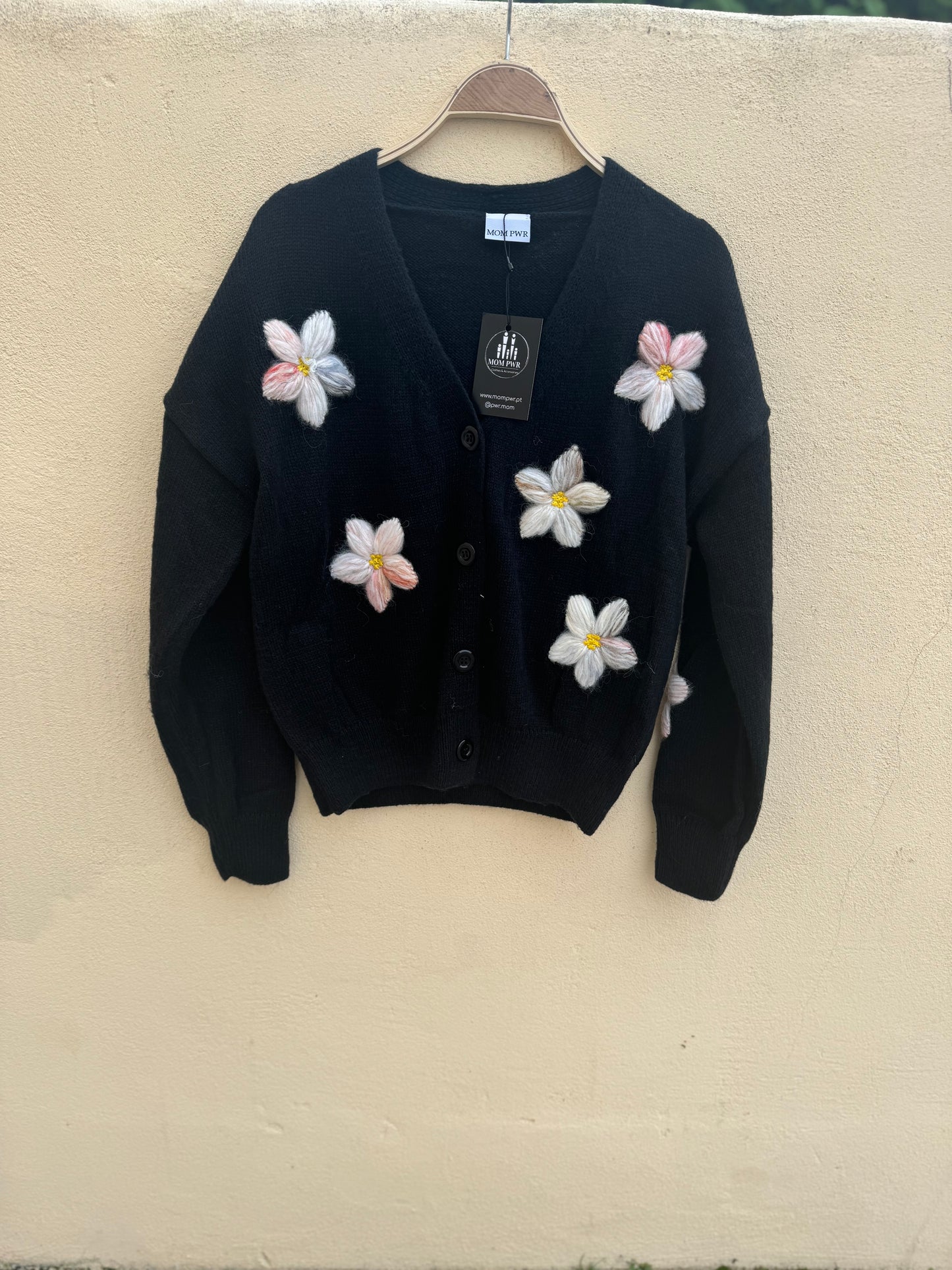 Cardigan das flores 🌺