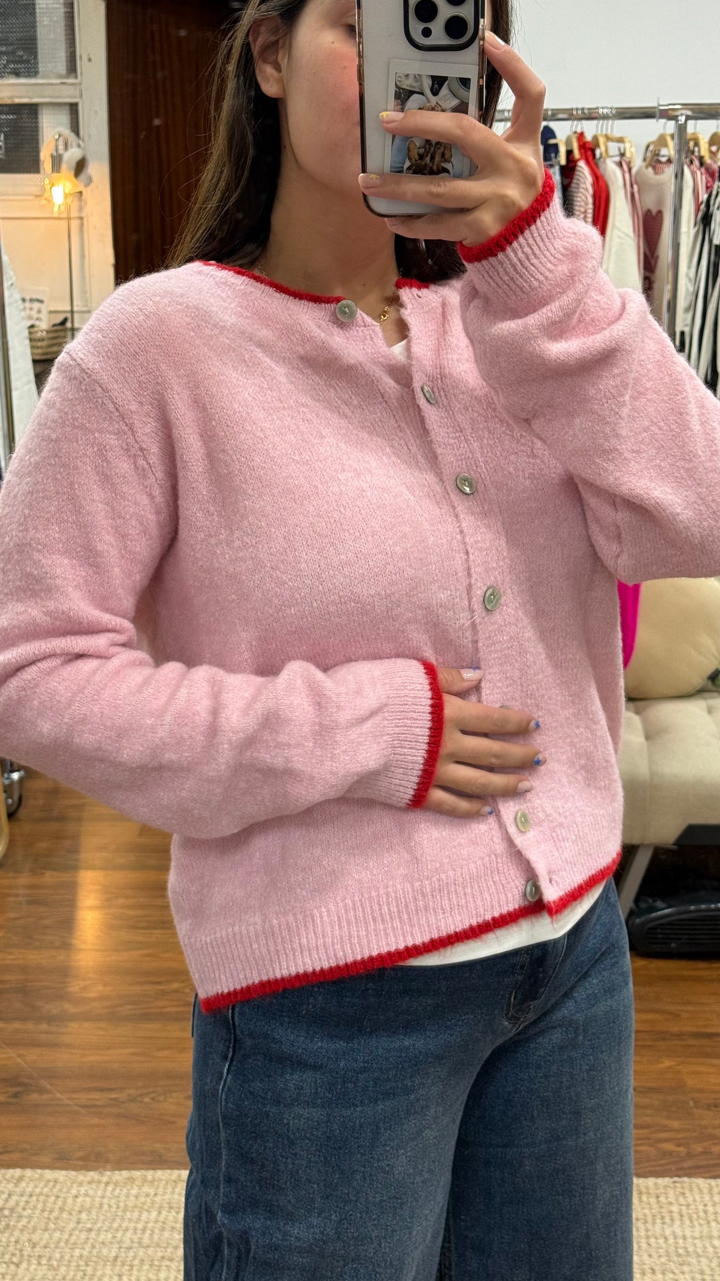 Cardigan frutos secos