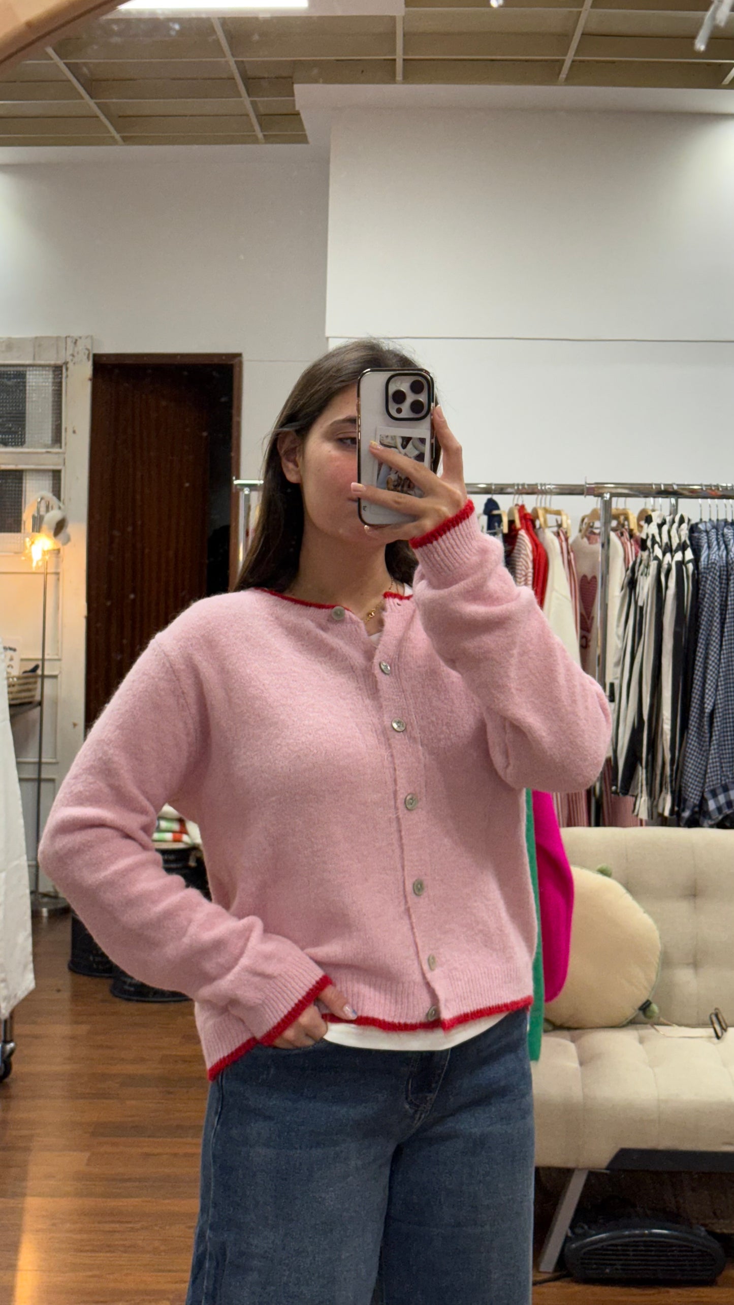 Cardigan frutos secos