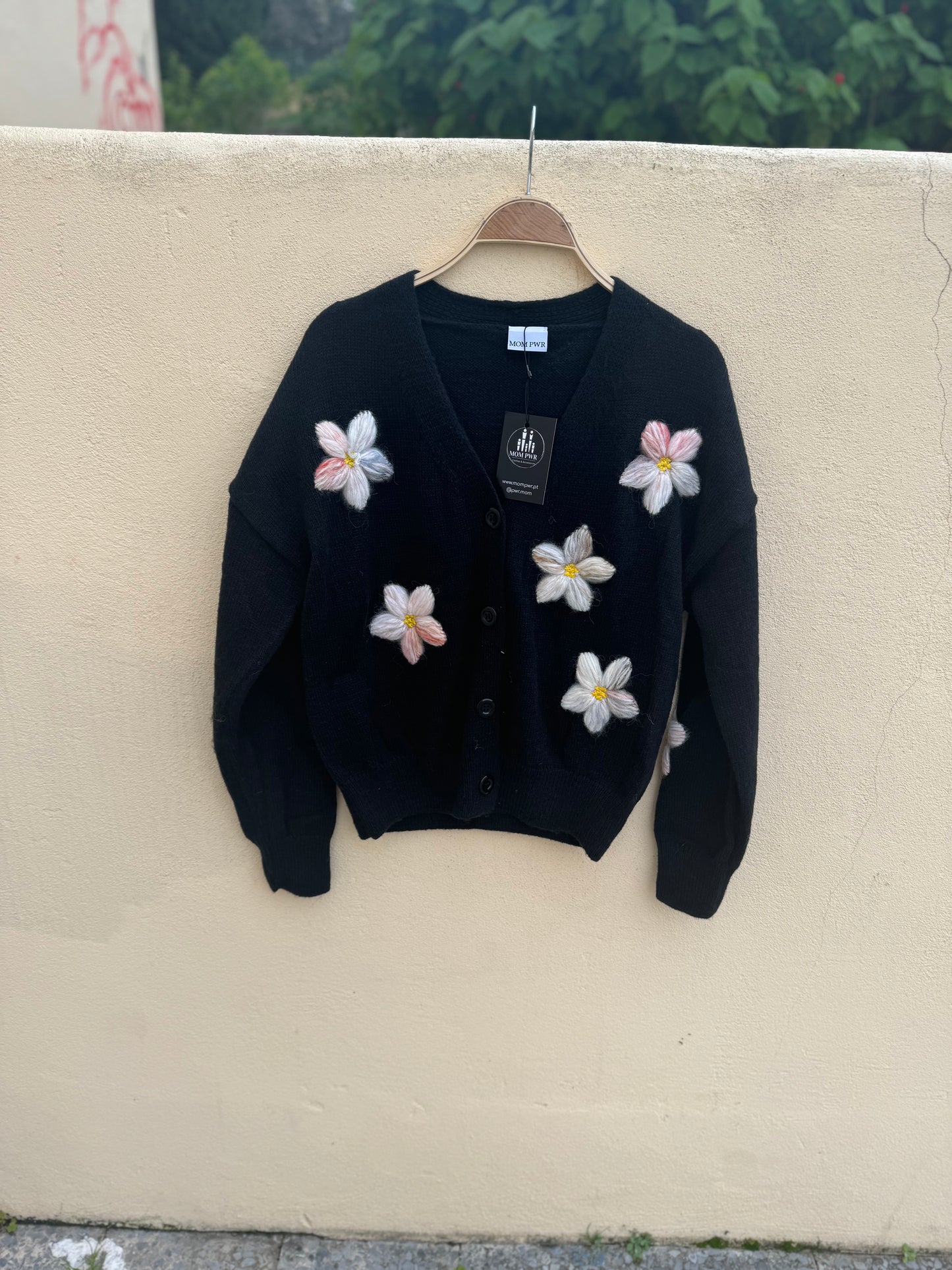 Cardigan das flores 🌺