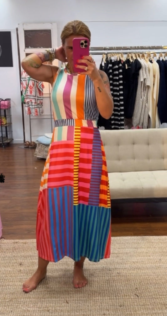 Vestido geométrico
