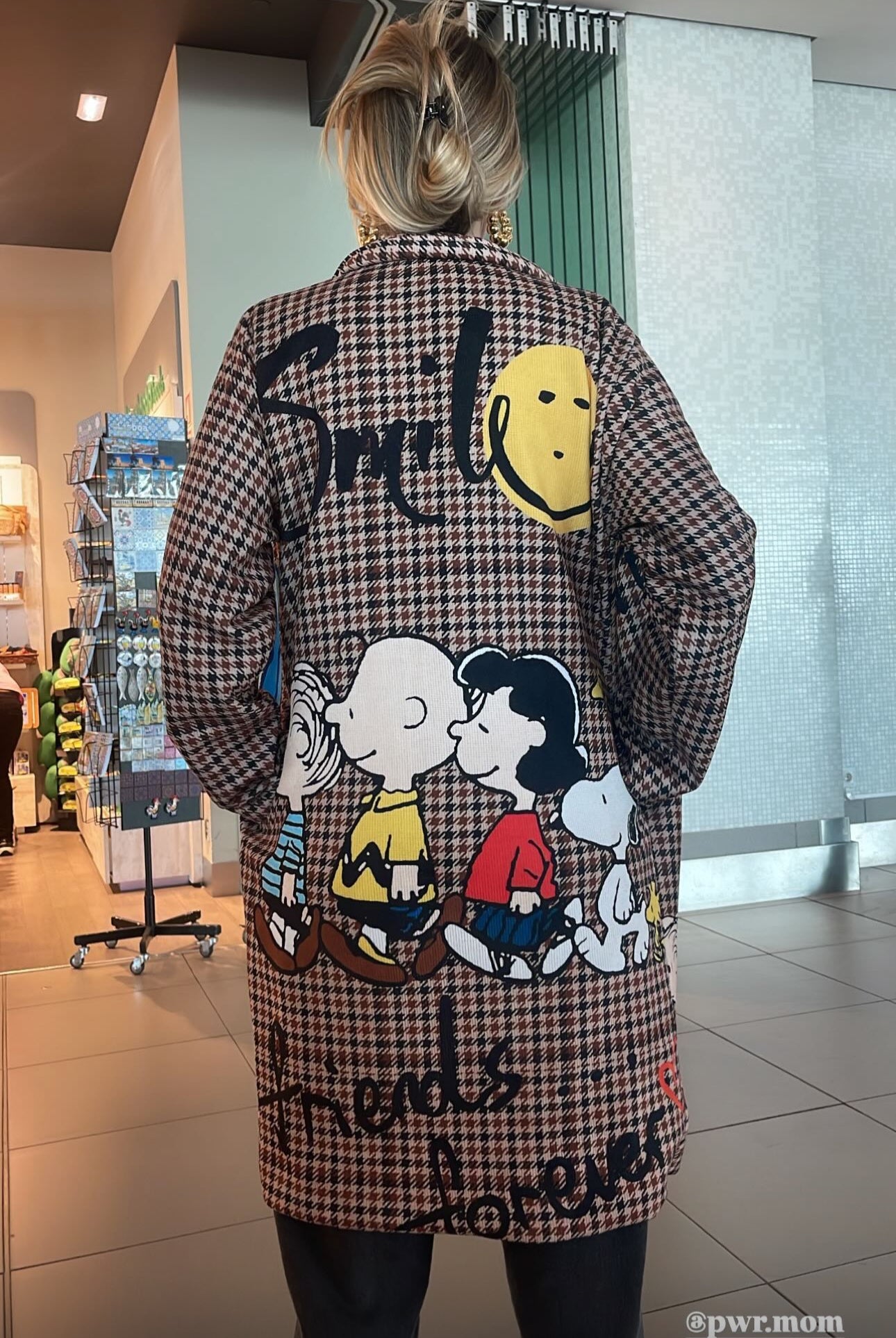 Blazer longo Charlie Brown e amigos