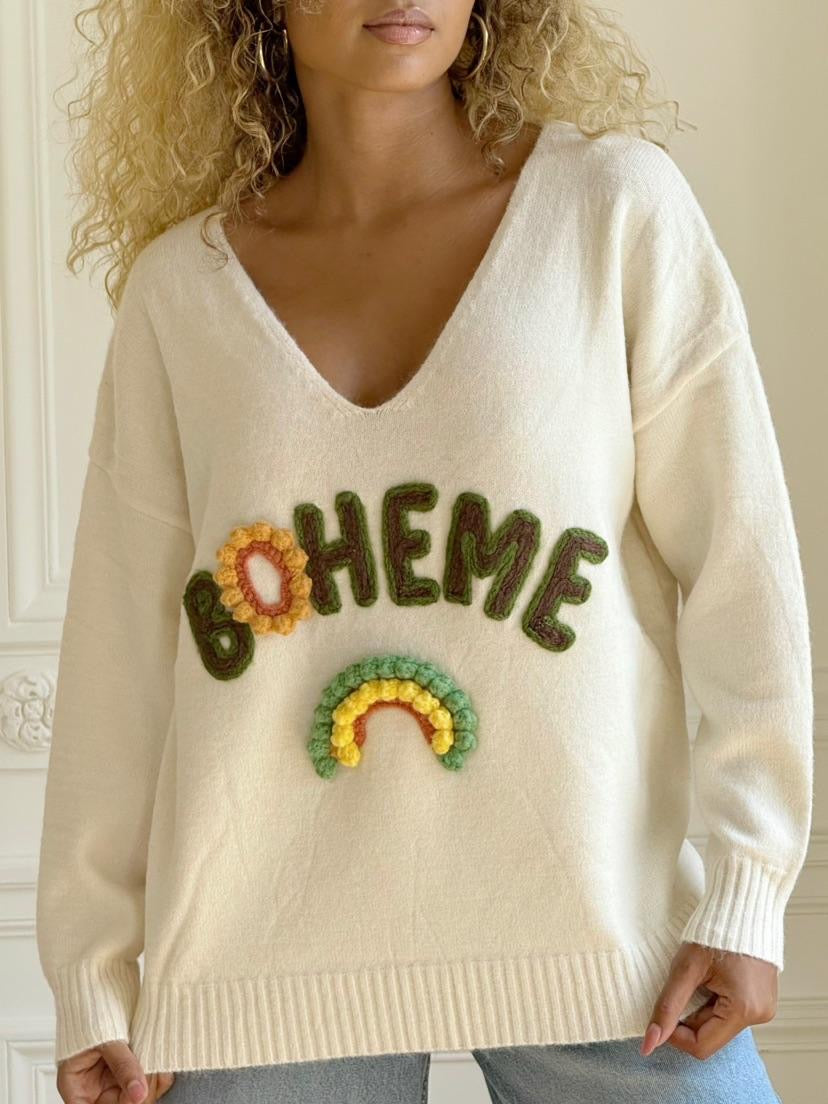 Camisola boheme 🌼